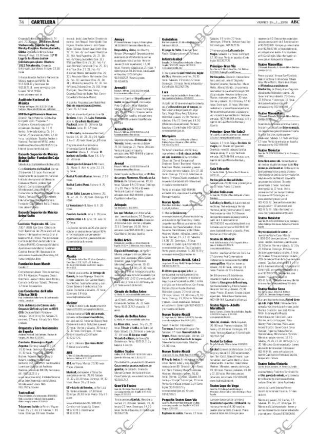 ABC MADRID 25-01-2008 página 74