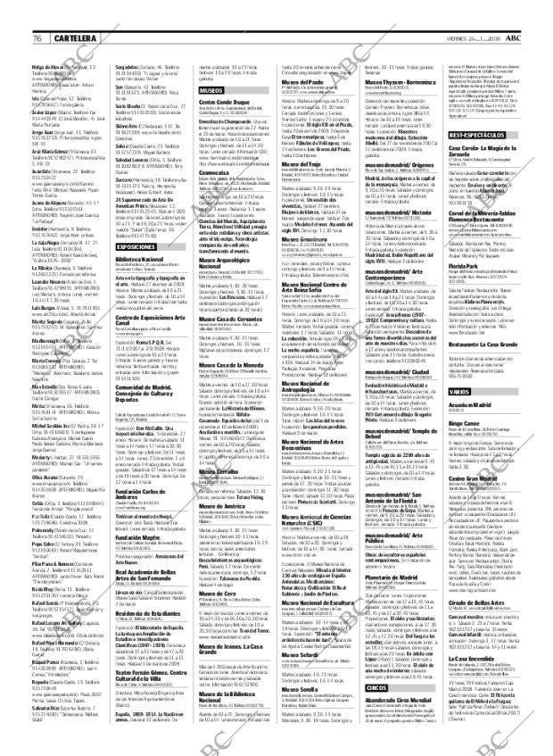 ABC MADRID 25-01-2008 página 76