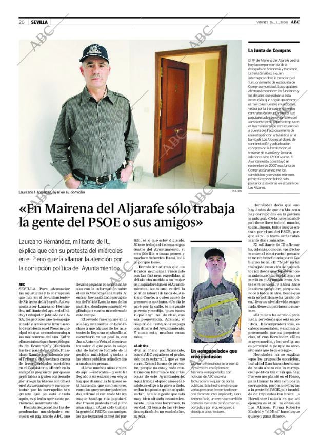 ABC SEVILLA 25-01-2008 página 20