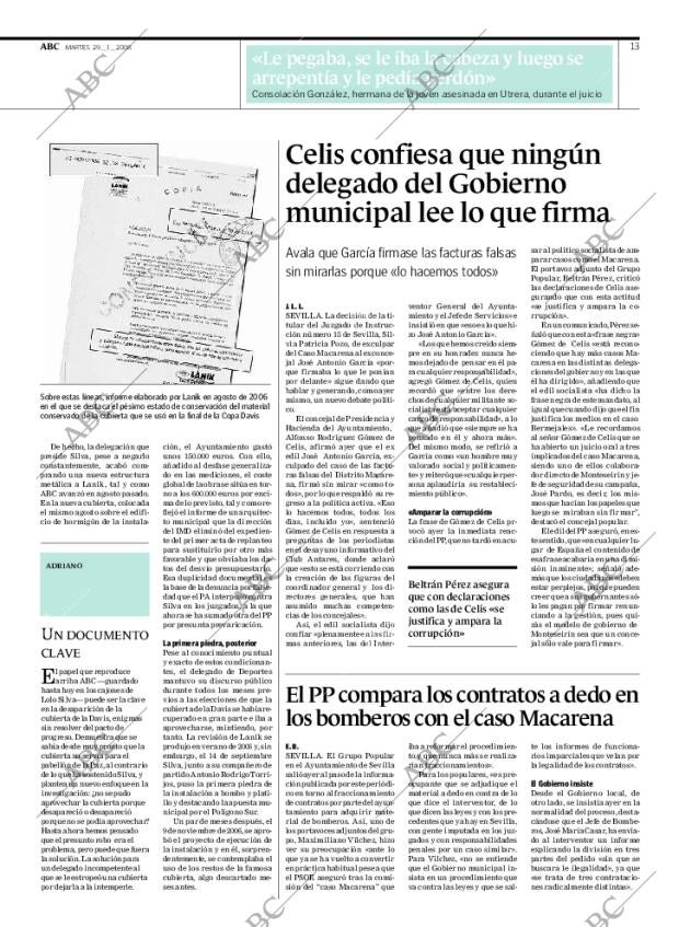 ABC SEVILLA 29-01-2008 página 13