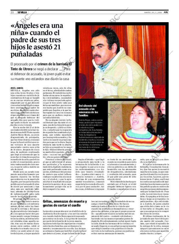 ABC SEVILLA 29-01-2008 página 20