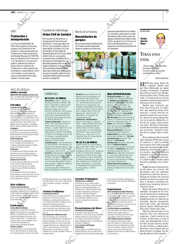 ABC SEVILLA 29-01-2008 página 27