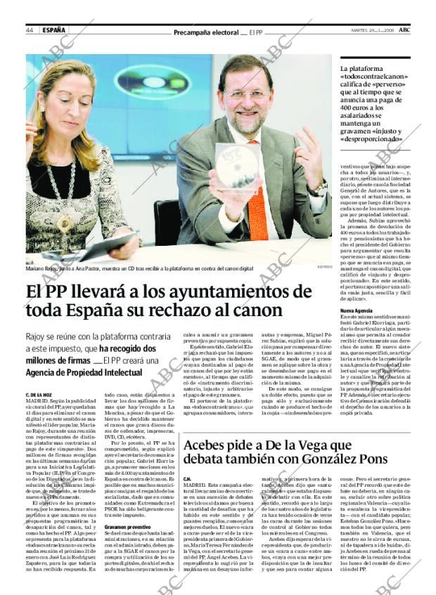 ABC SEVILLA 29-01-2008 página 44