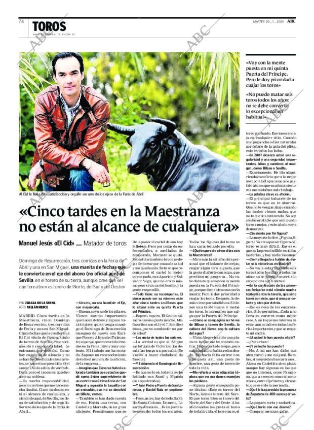 ABC SEVILLA 29-01-2008 página 74