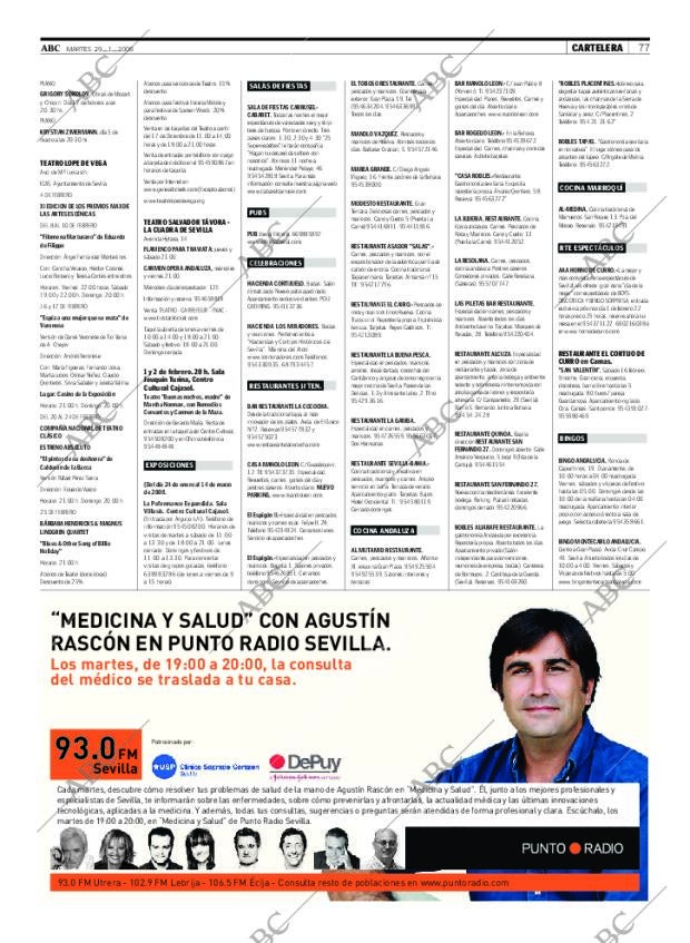 ABC SEVILLA 29-01-2008 página 77