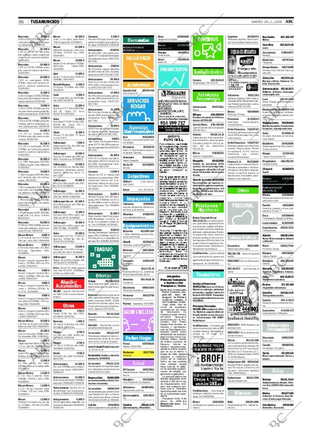 ABC SEVILLA 29-01-2008 página 86