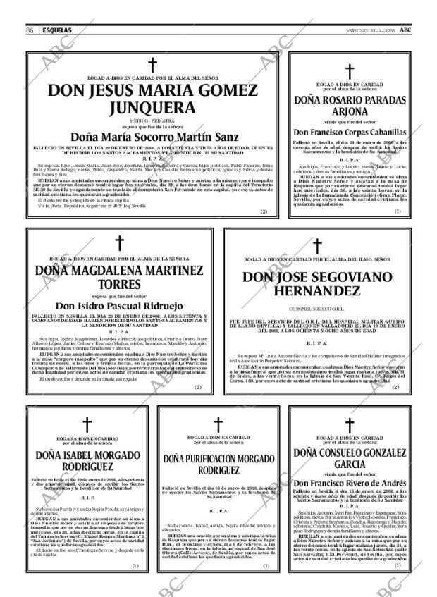 ABC SEVILLA 30-01-2008 página 86