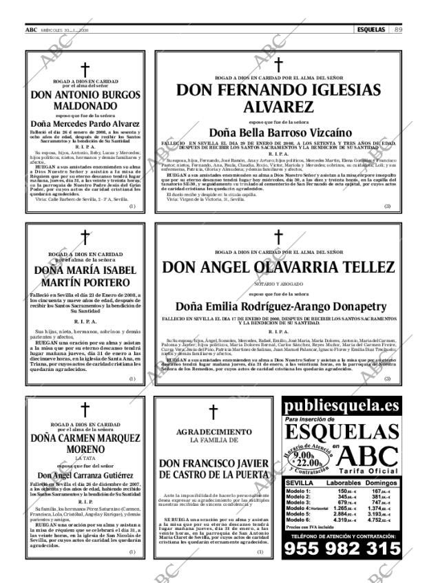 ABC SEVILLA 30-01-2008 página 89