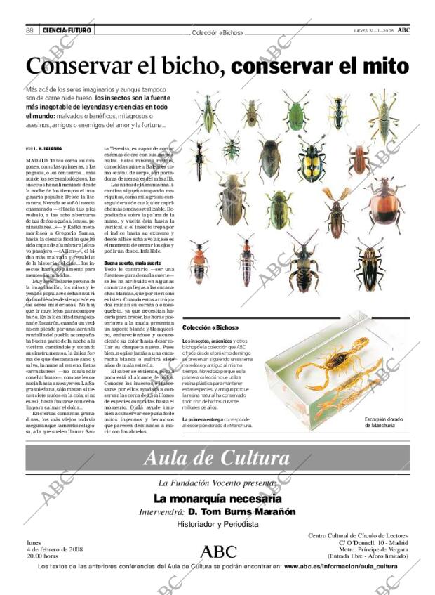 ABC MADRID 31-01-2008 página 88