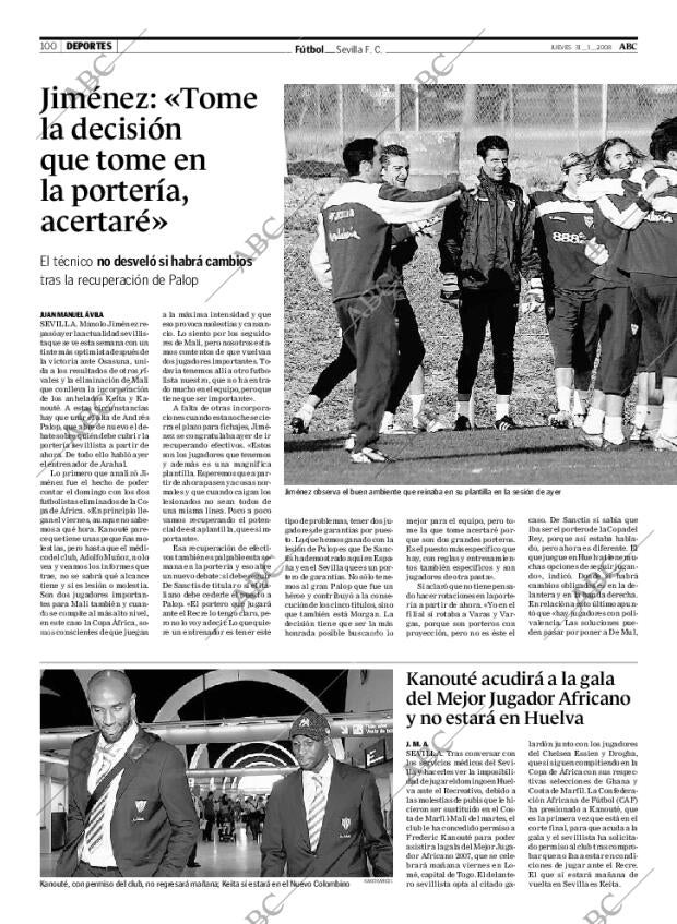 ABC SEVILLA 31-01-2008 página 100