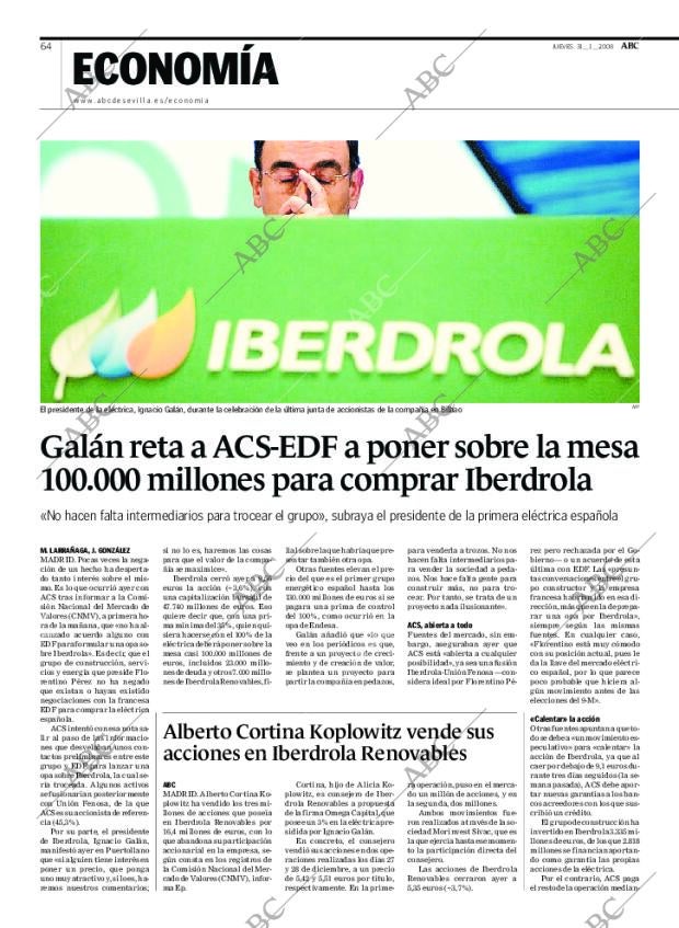 ABC SEVILLA 31-01-2008 página 64