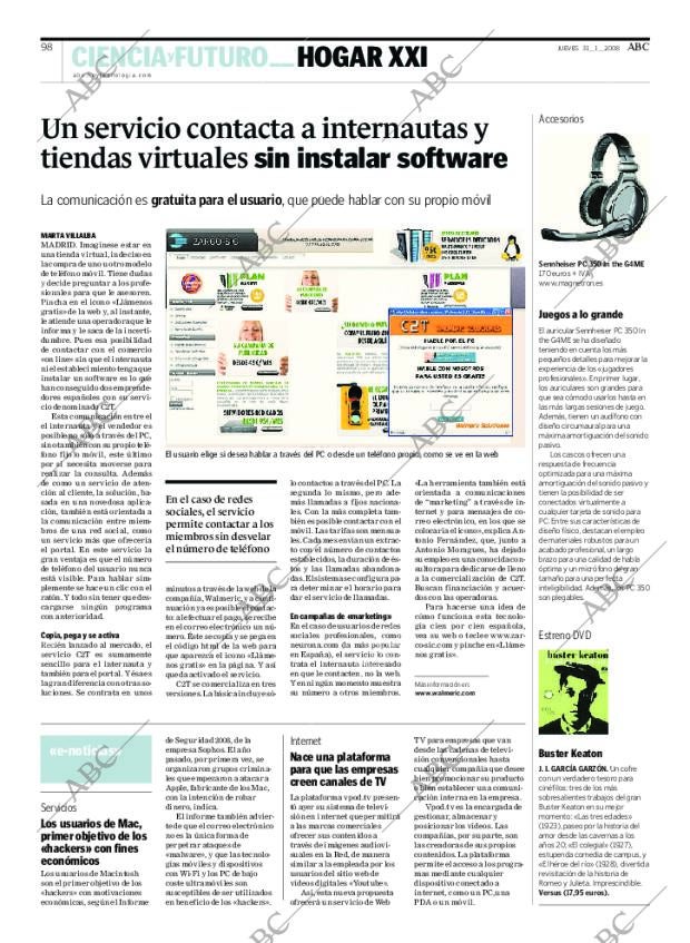 ABC SEVILLA 31-01-2008 página 98