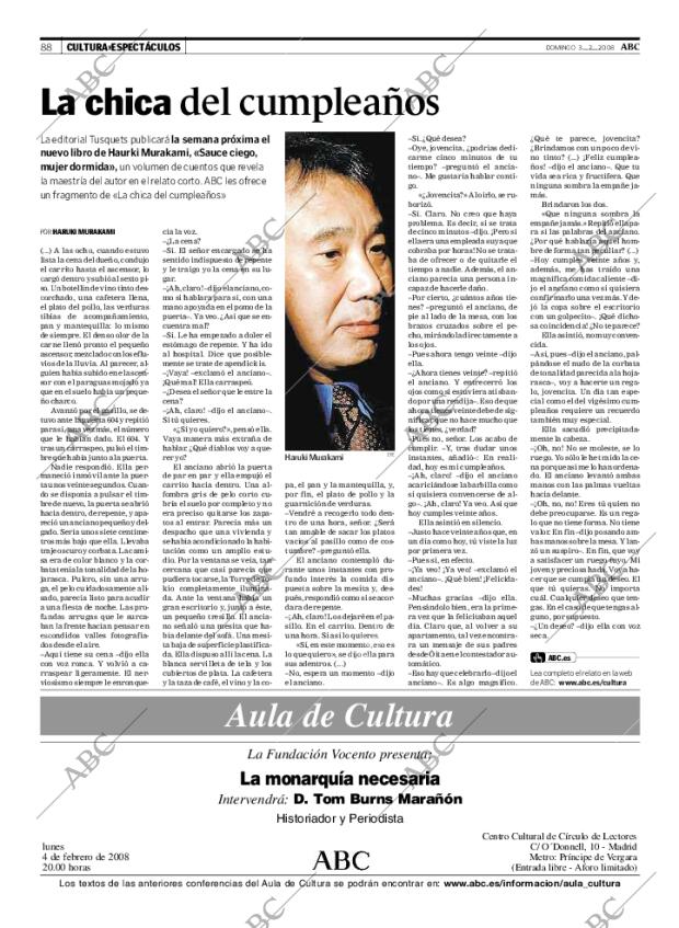 ABC MADRID 03-02-2008 página 88