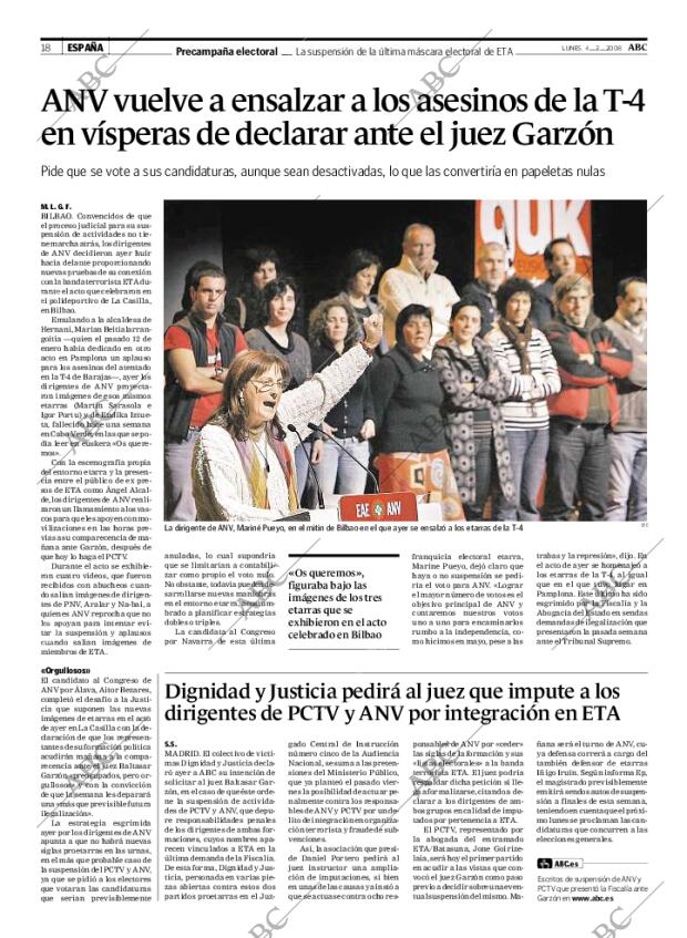 ABC MADRID 04-02-2008 página 18