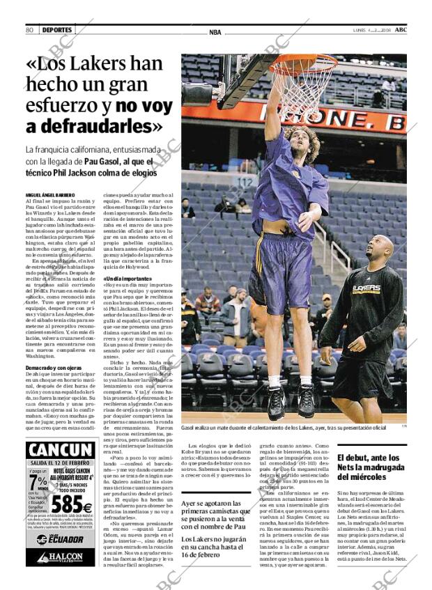 ABC MADRID 04-02-2008 página 80