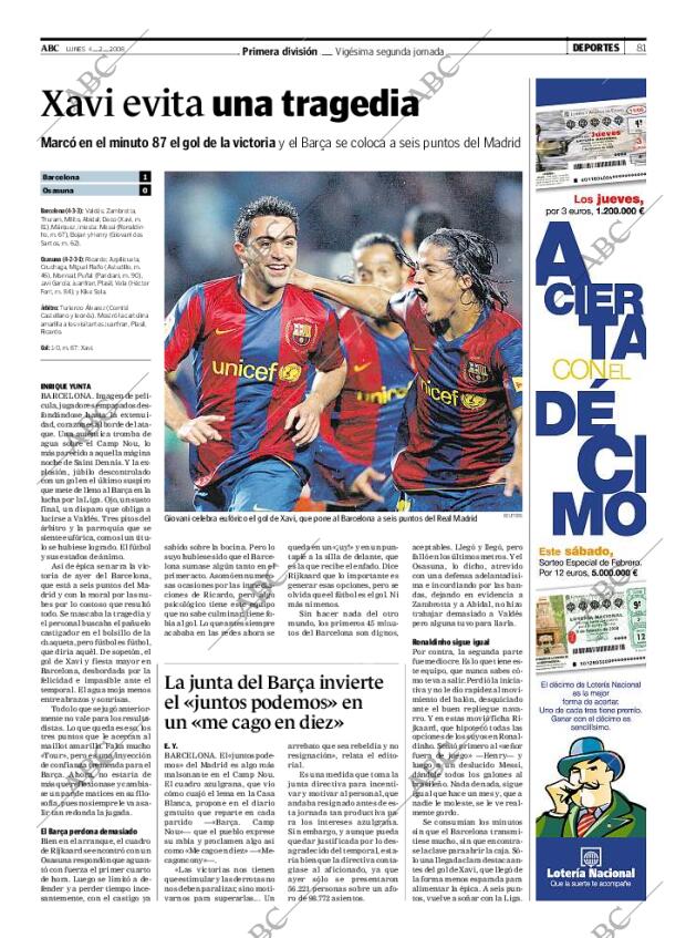ABC MADRID 04-02-2008 página 81