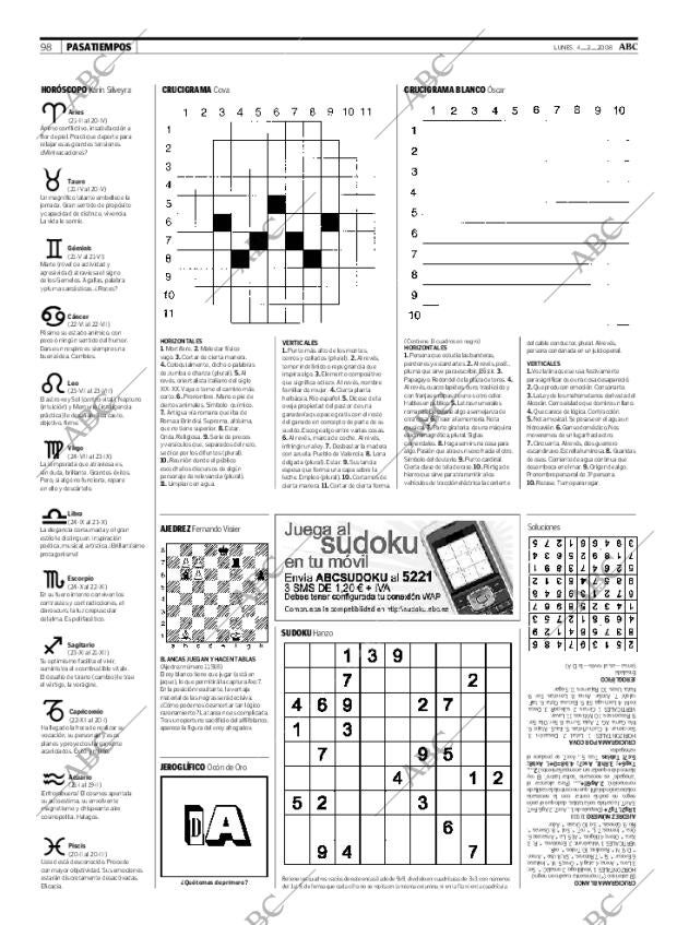 ABC MADRID 04-02-2008 página 98