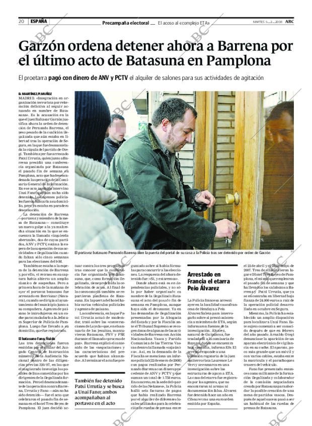 ABC MADRID 05-02-2008 página 20