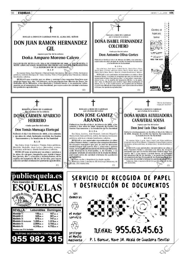 ABC SEVILLA 07-02-2008 página 98