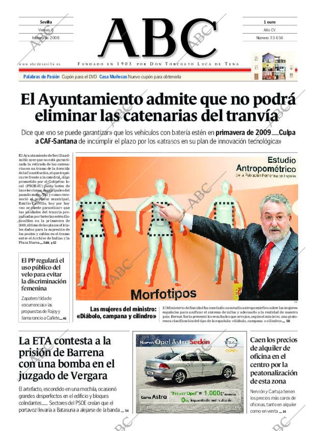 ABC SEVILLA 08-02-2008 página 1
