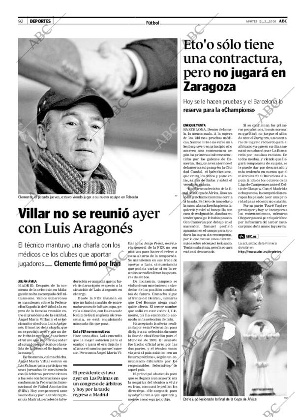 ABC MADRID 12-02-2008 página 92