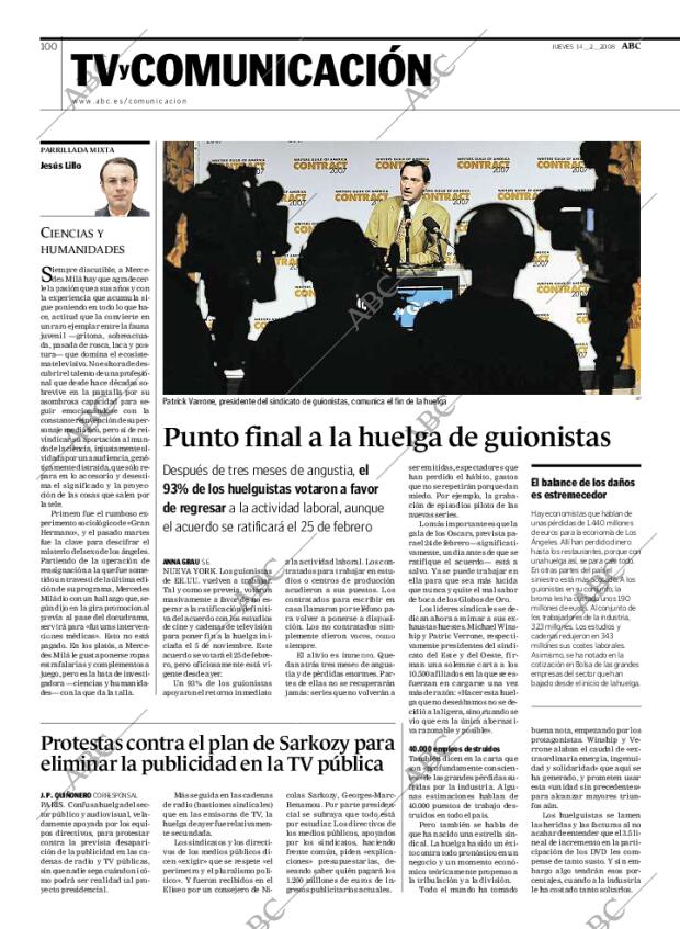 ABC MADRID 14-02-2008 página 100
