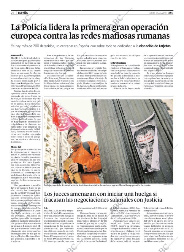 ABC MADRID 14-02-2008 página 26