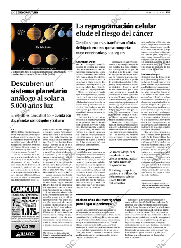ABC MADRID 15-02-2008 página 100