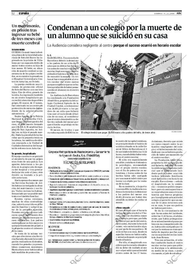 ABC SEVILLA 17-02-2008 página 52