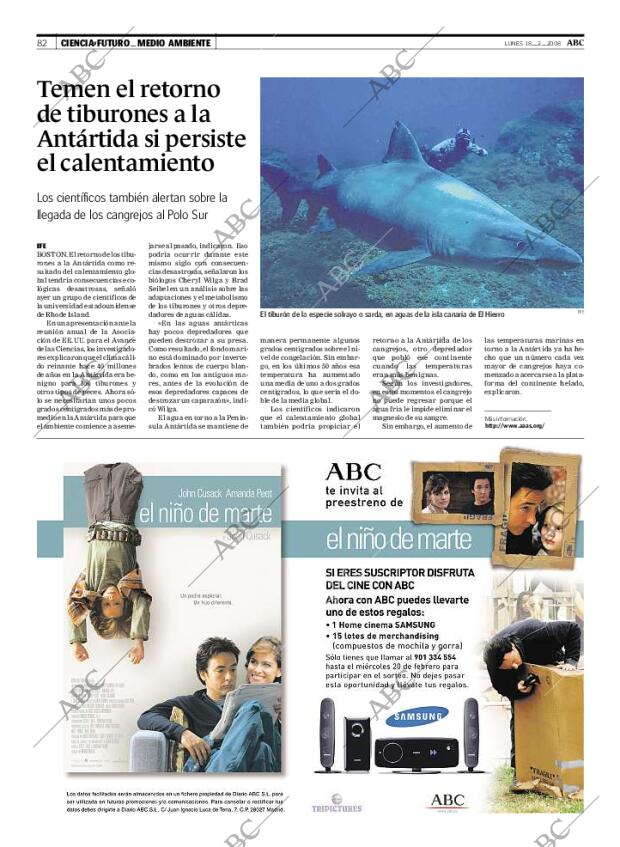 ABC MADRID 18-02-2008 página 82