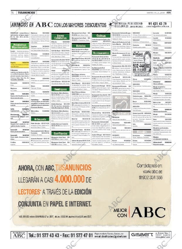 ABC MADRID 19-02-2008 página 78