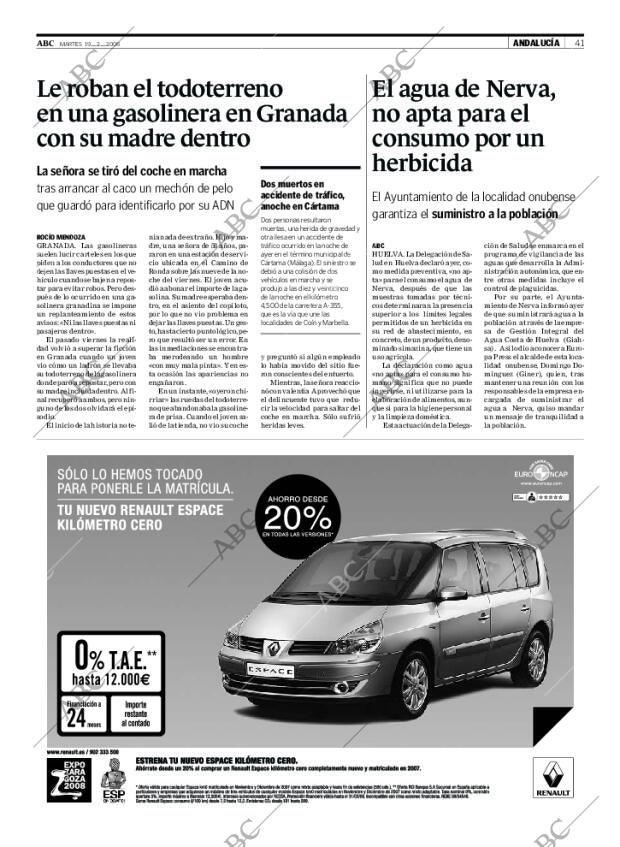 ABC SEVILLA 19-02-2008 página 43