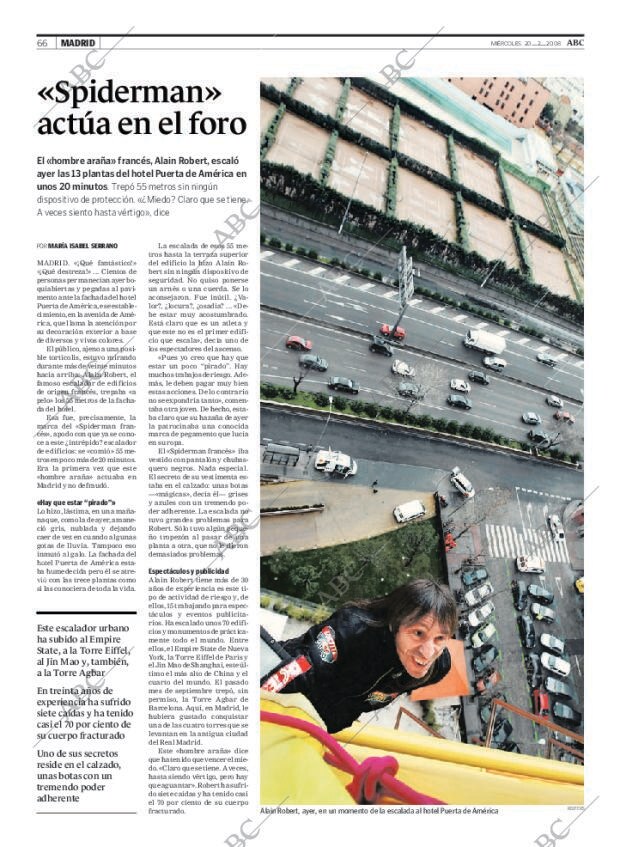 ABC MADRID 20-02-2008 página 66