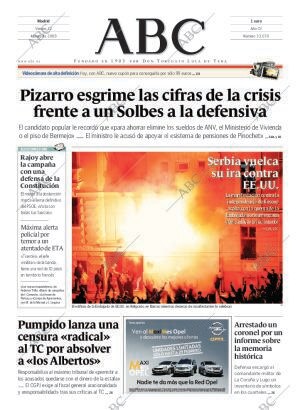 ABC MADRID 22-02-2008 página 1