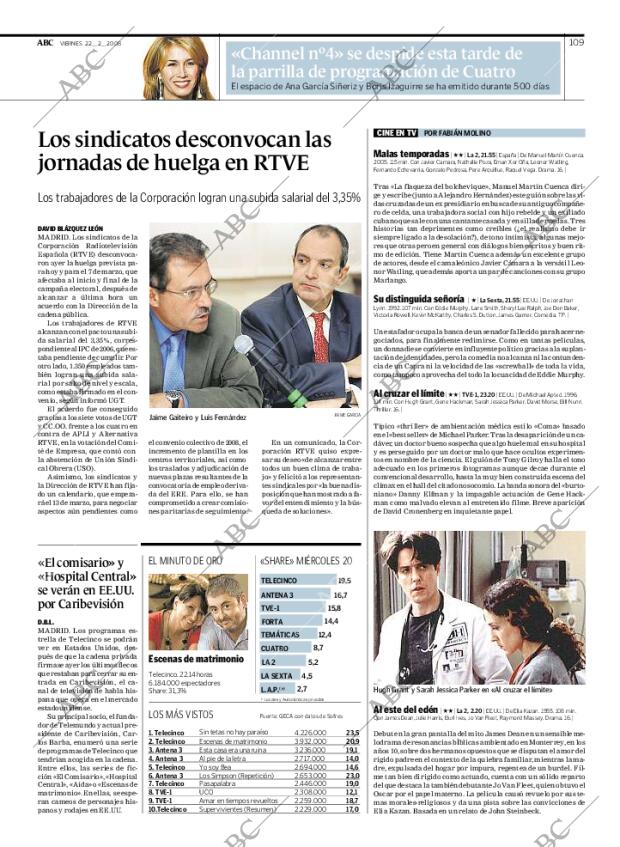 ABC MADRID 22-02-2008 página 109