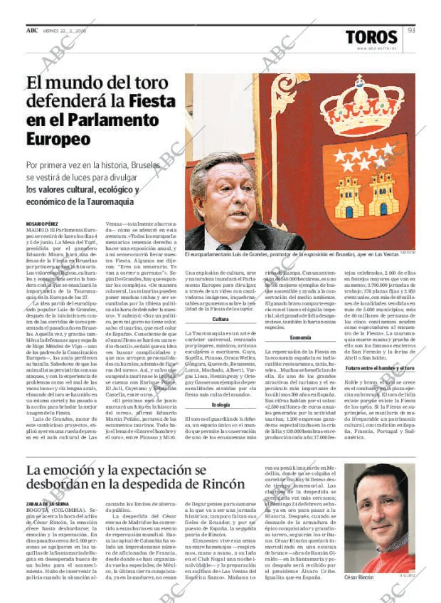 ABC MADRID 22-02-2008 página 93