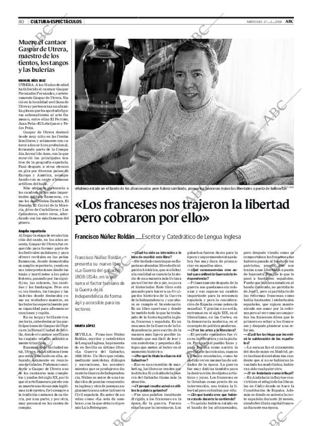 ABC SEVILLA 27-02-2008 página 80
