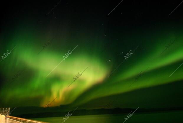 Aurora boreal en Laponia Noruega