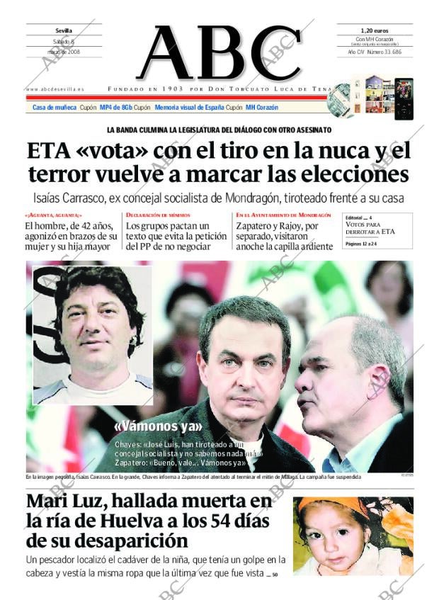 ABC SEVILLA 08-03-2008 página 1