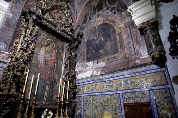 Retablo de la Virgen de Rocamador, en la Iglesia de San Lorenzo