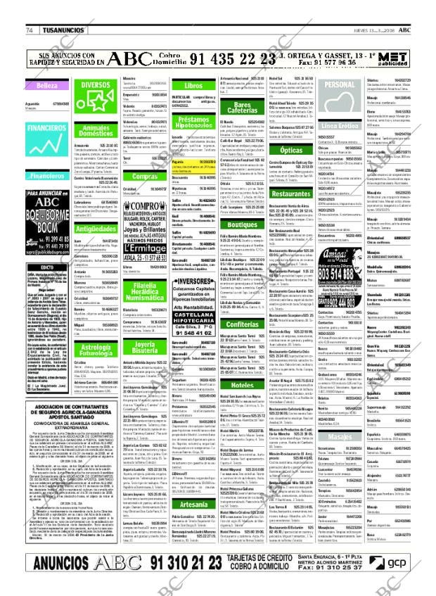 ABC MADRID 13-03-2008 página 74