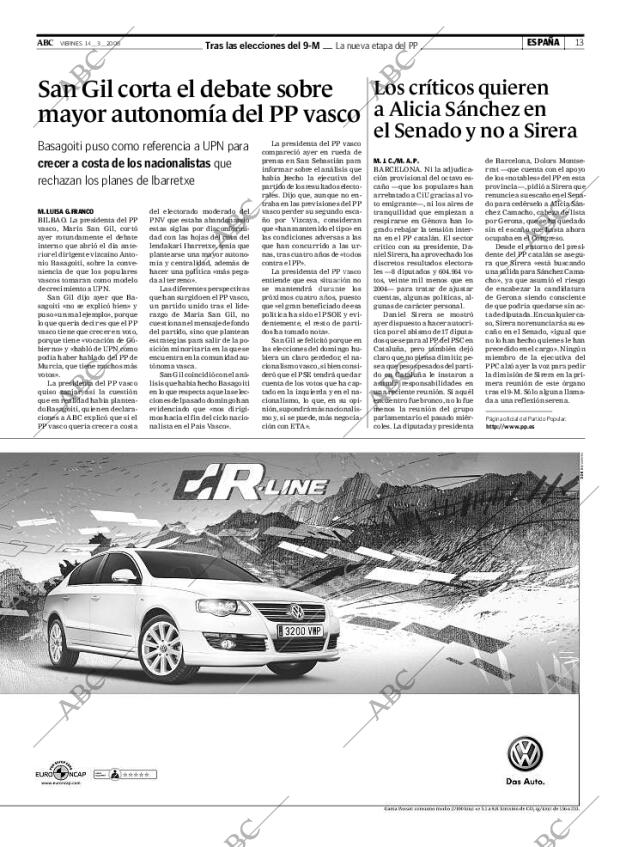 ABC MADRID 14-03-2008 página 13