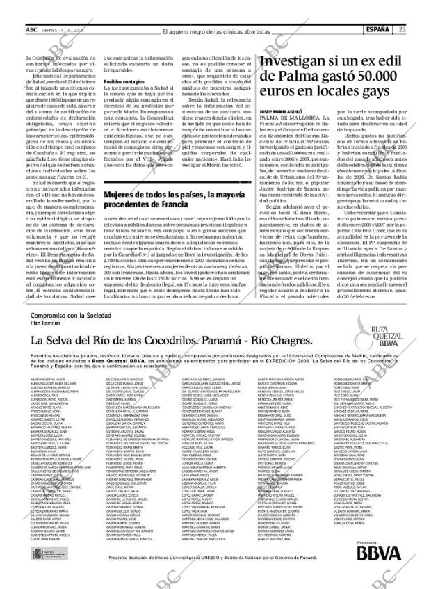 ABC MADRID 14-03-2008 página 23