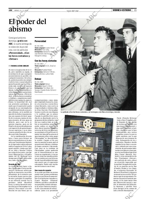 ABC MADRID 14-03-2008 página 85