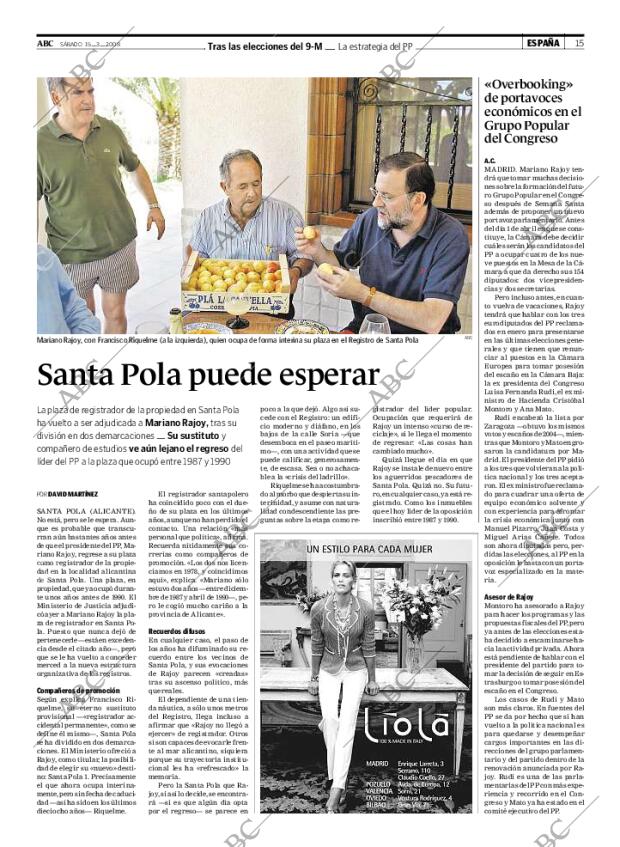 ABC MADRID 15-03-2008 página 15