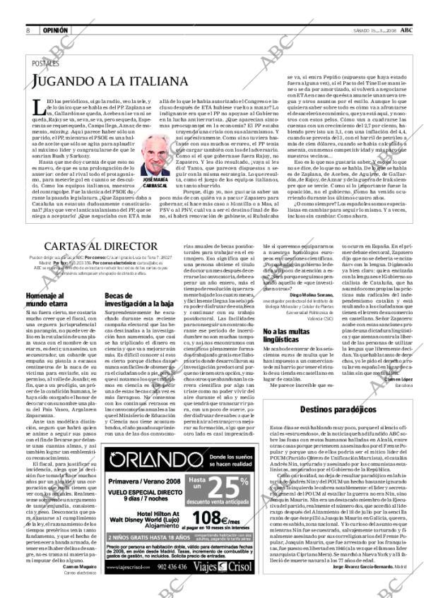 ABC MADRID 15-03-2008 página 8