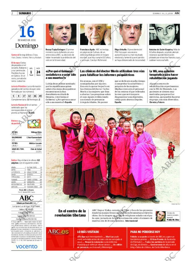 ABC MADRID 16-03-2008 página 2