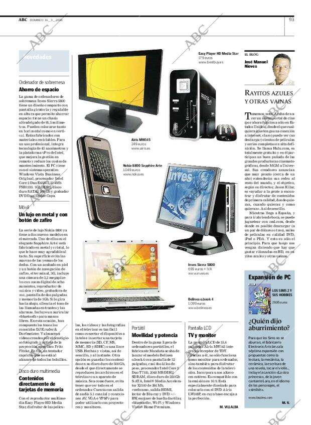 ABC MADRID 16-03-2008 página 93