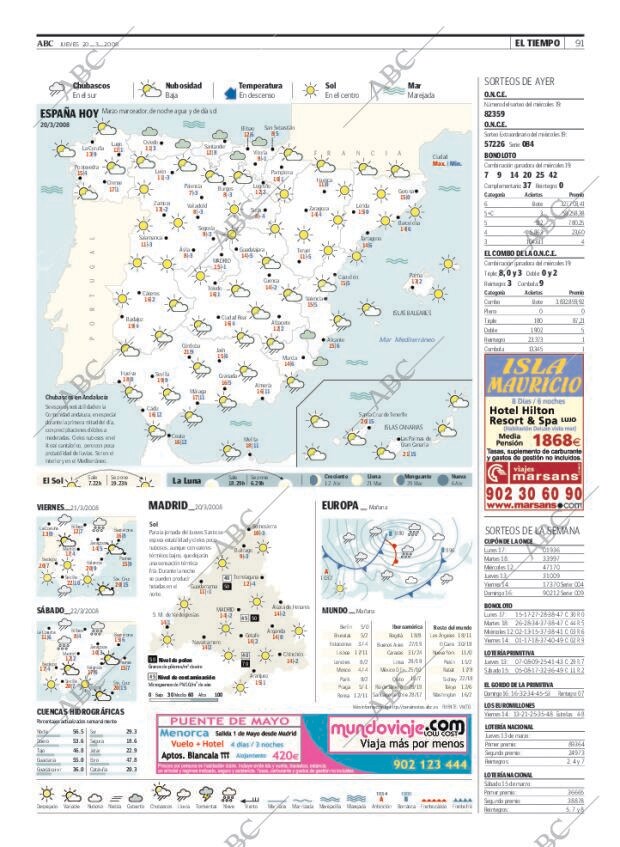 ABC MADRID 20-03-2008 página 91