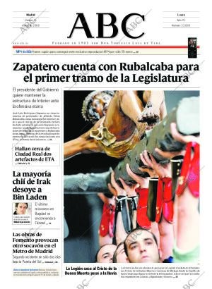 ABC MADRID 21-03-2008 página 1